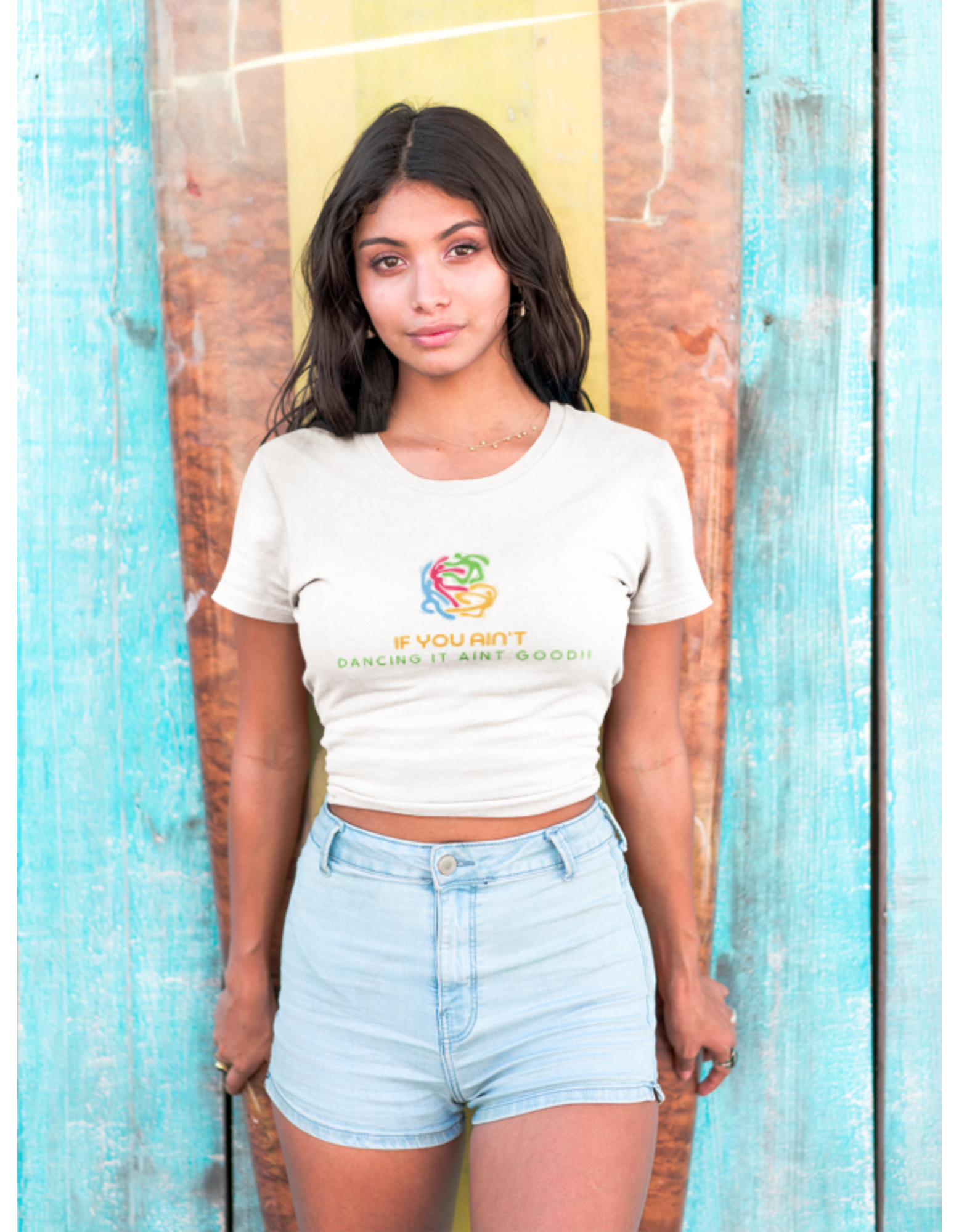 🕺 Official Logo Tee – “If You Ain’t Dancing It Ain’t Good!!”