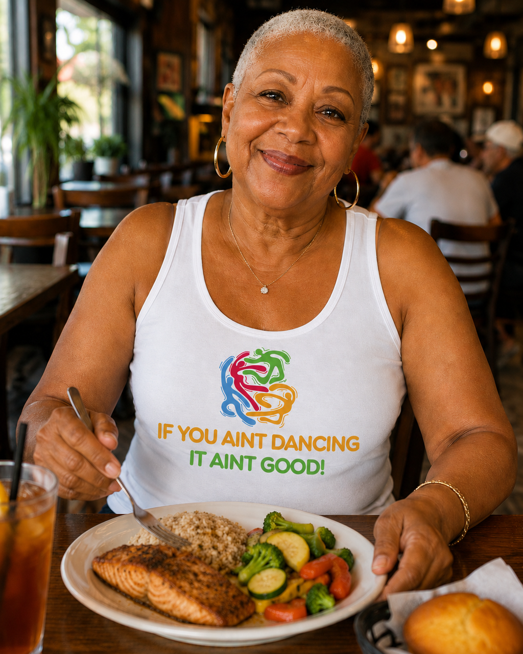🕺 Official Logo - Bella Canvas Tank Top – “If You Ain’t Dancing It Ain’t Good!!”