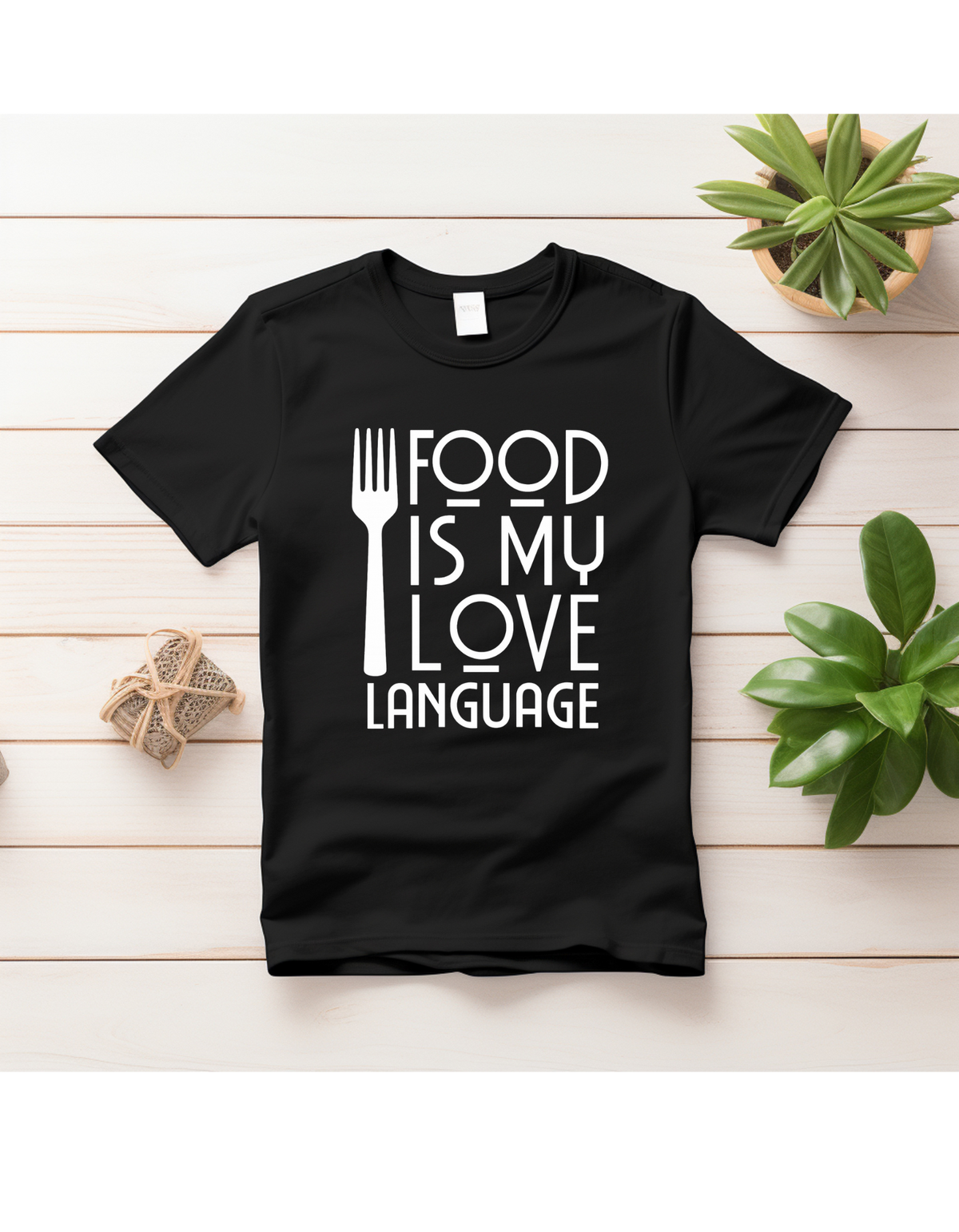 “Food Is My Love Language” Unisex T-Shirt