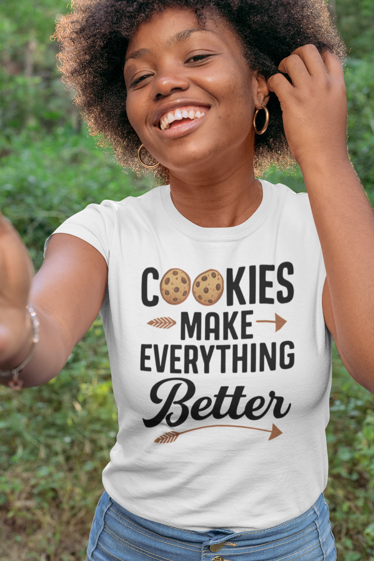 Cookies Make Everything Better – Cute Dessert T-Shirt
