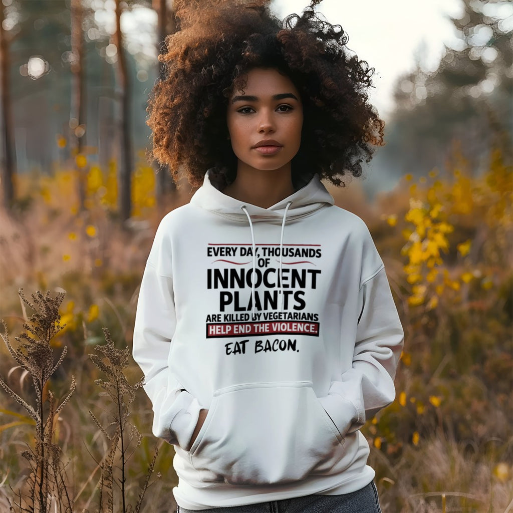 Innocent Plants – Eat Bacon - Unisex Hoodie