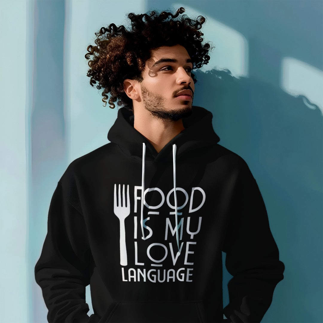 “Food Is My Love Language” Unisex Hoodie