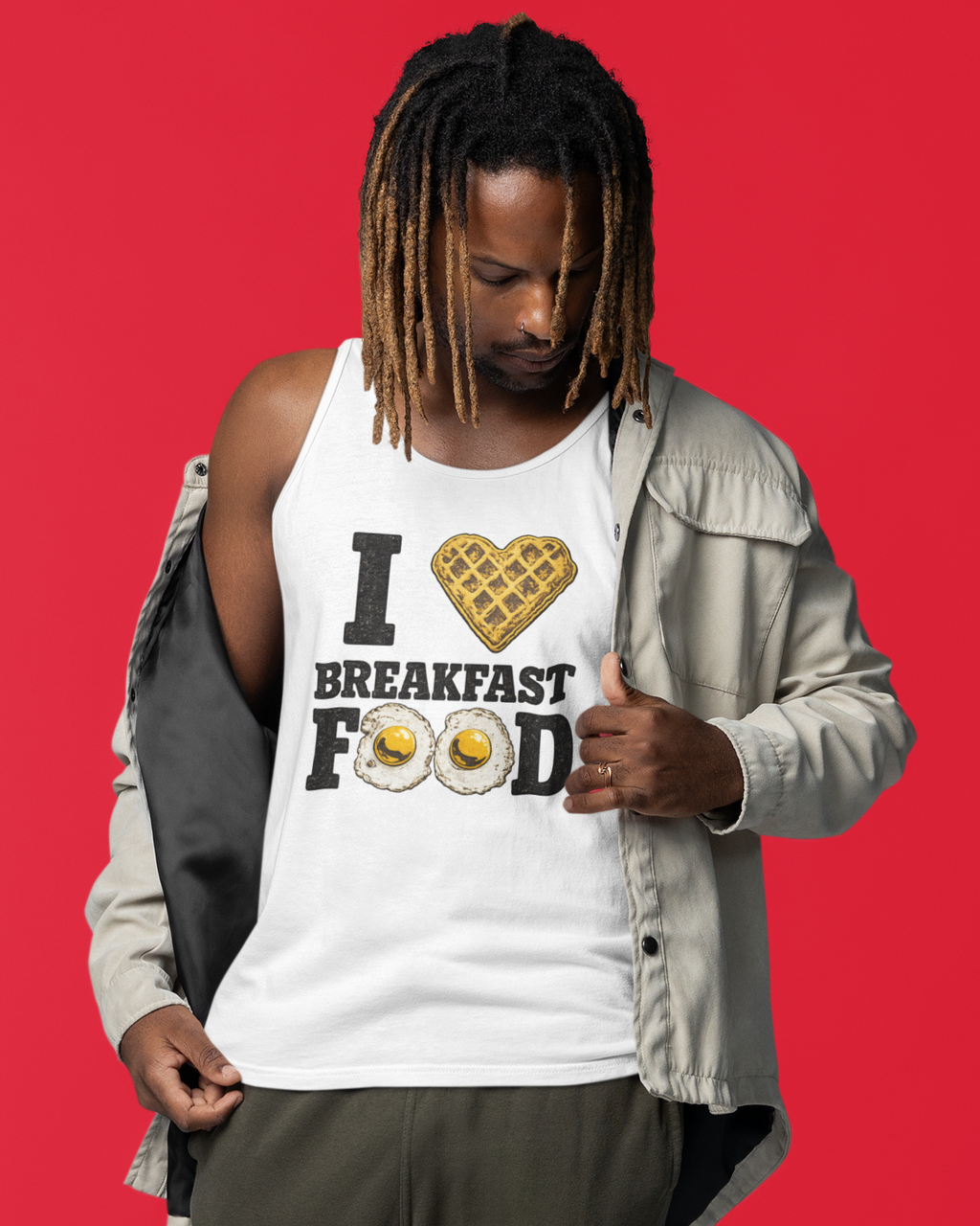 I Love Breakfast - Unisex Bella Canvas Tank Top