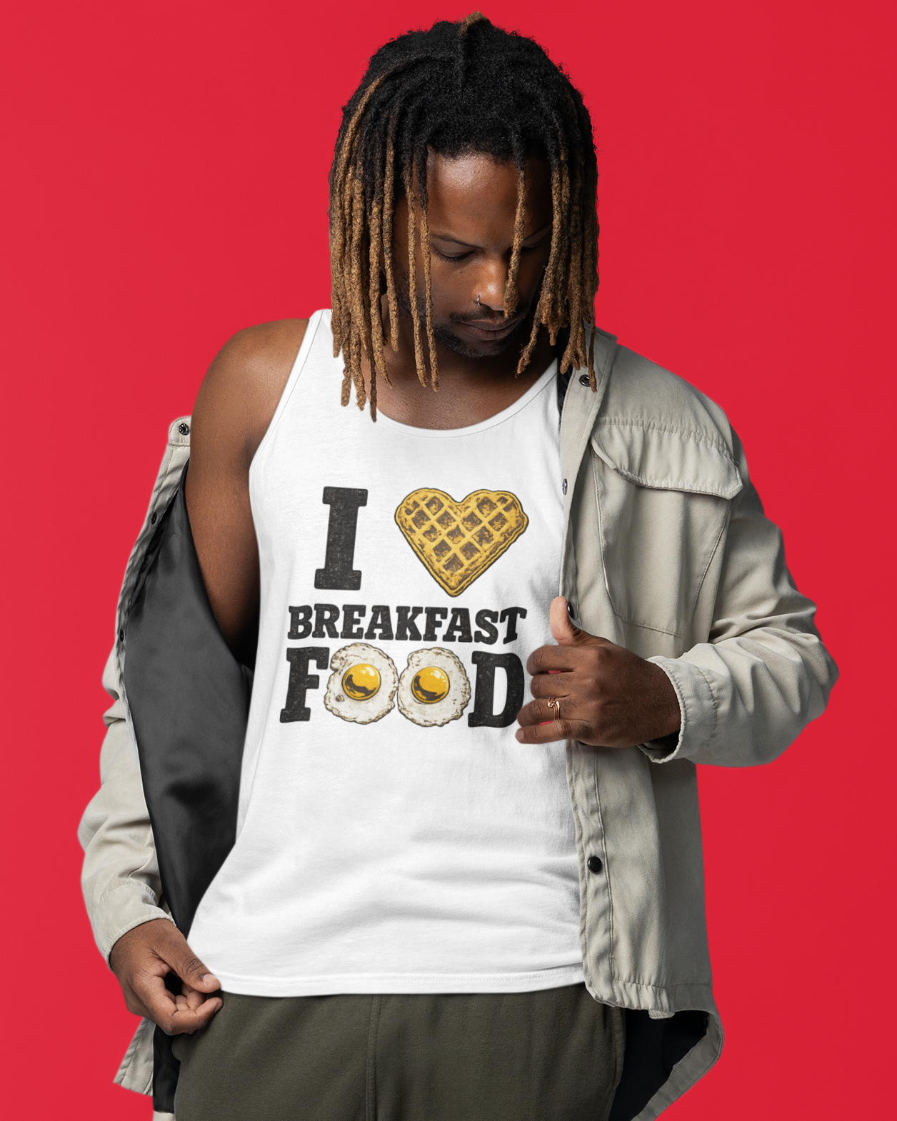 I Love Breakfast - Unisex Bella Canvas Tank Top