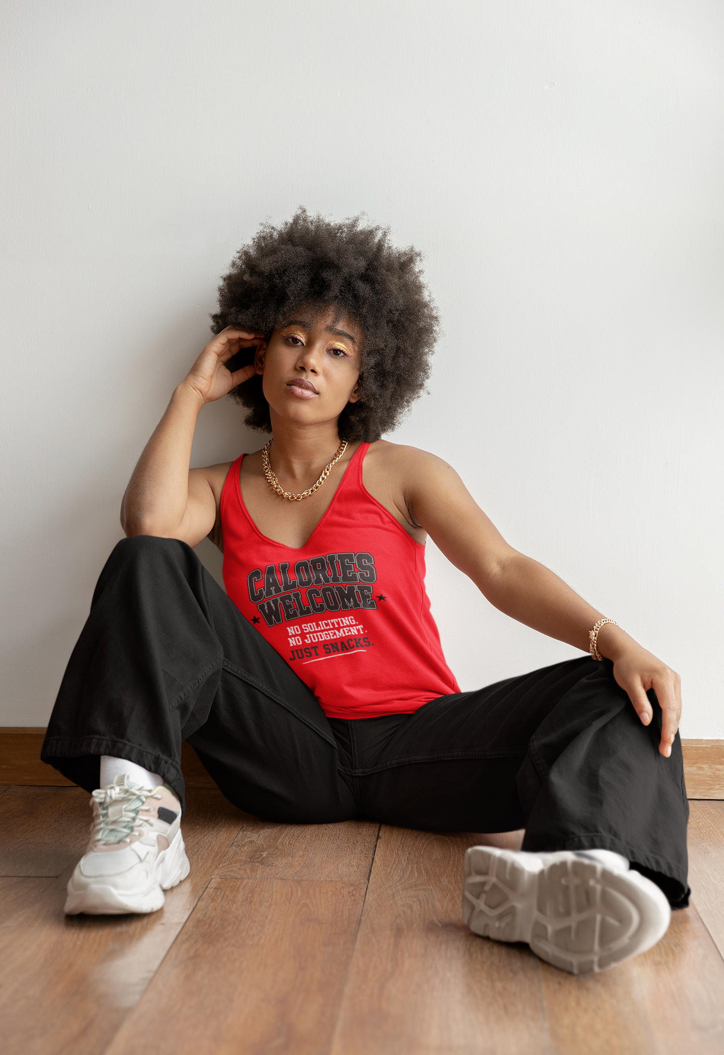 Calories Welcome - Unisex Bella Canvas Tank Top